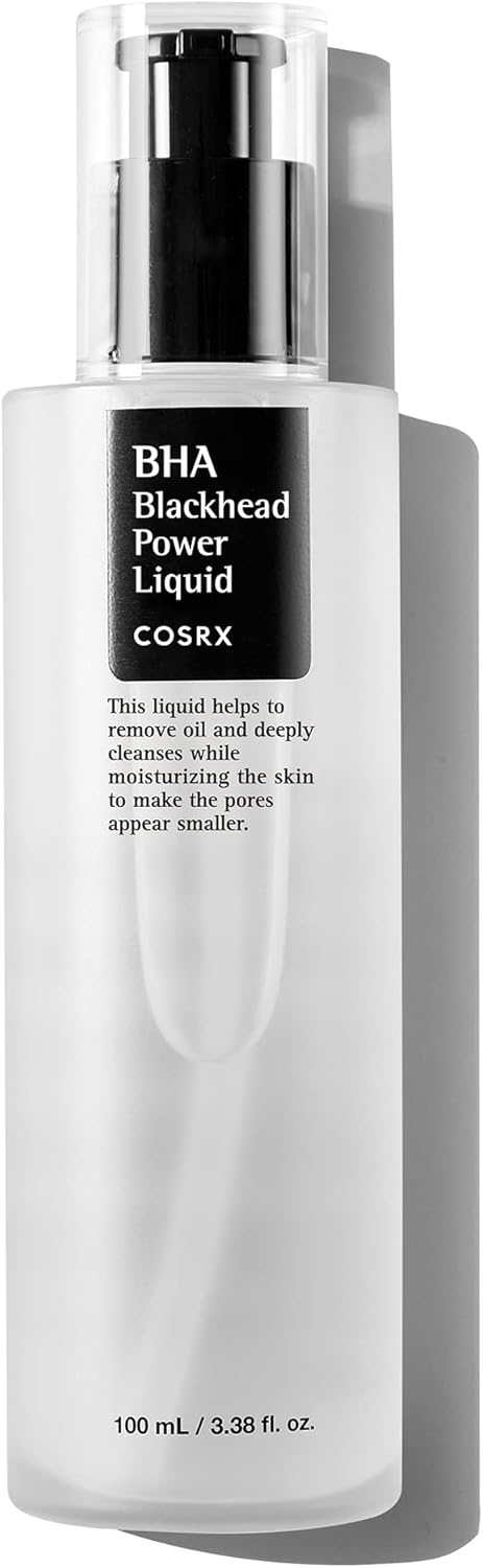 COSRX Niacinamide 2% + BHA 4% Blackhead Exfoliant Toner 3.38 fl.oz / 100ml, Korean Toner, Blackhead Remover, Pore Minimizer for Enlarged Pores, For All Skin Types, Korean Skincare